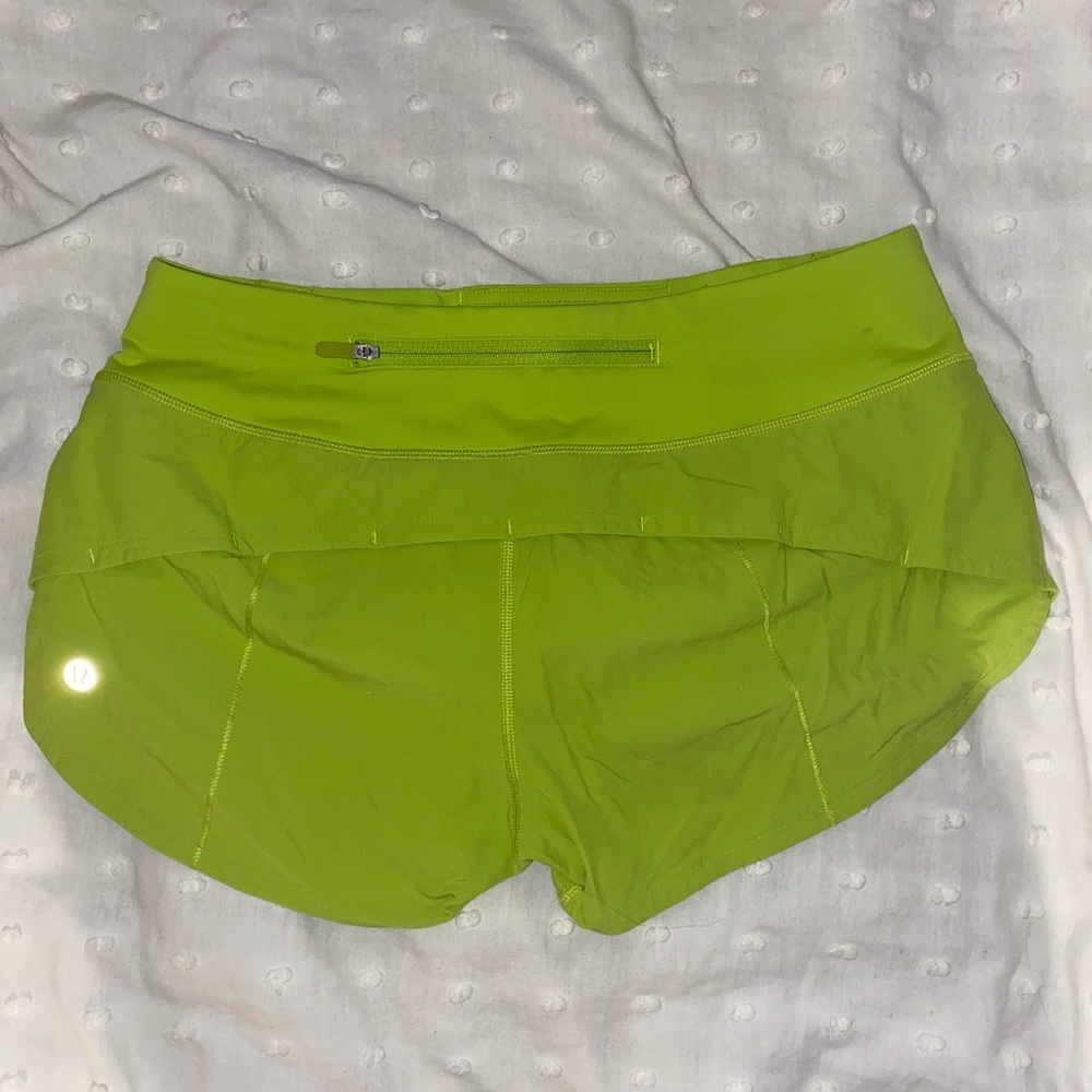Green LuLuLemon shorts